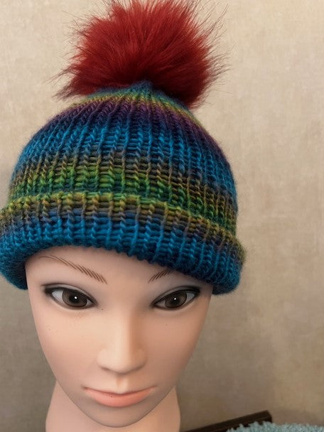 Handmade Adult, Child, Infant Super Soft Beanie with Pom pom