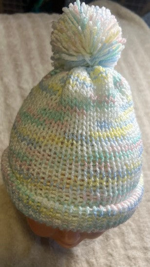 Hand-made Unisex Beanie for Newborn/Infant, Baby shower gift