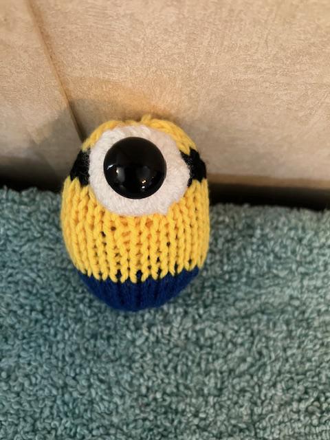 Handmade Miniature Knitted Minion